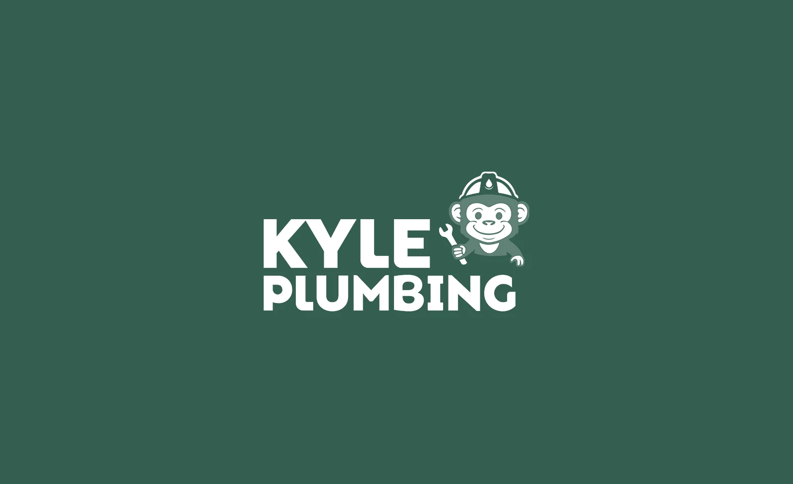 Kyle Plumbing logo on Ply green