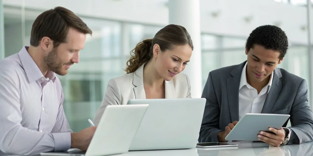 A software development company team planning a custom inventory management solution.