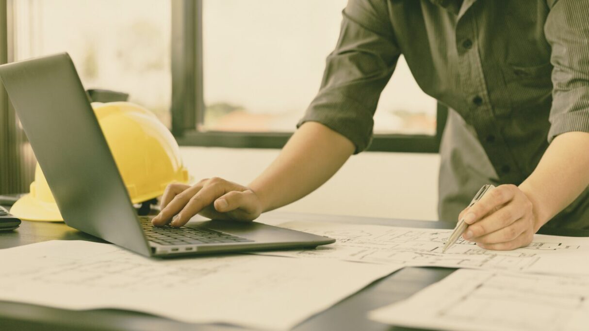 Photo of a Contractor's back office